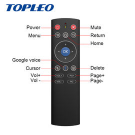 Topleo Factory price commercial low cost oem T1+ 2.4G RF voice air mouse nano usb remote control