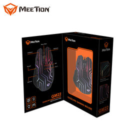 Clic di MeeTion GM22 a buon mercato sei hanno condotto mouse leggero metallico ottico leggero di gioco dei mouse del Gamer del Usb 7D dei driver del giocatore il pro macro