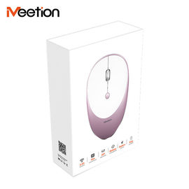 Il topo senza fili dei topi del PC di MeeTion R600 del piccolo di viaggio 2.4G Wifi computer portatile ottico silenzioso rosa sveglio del Usb mini ha DPI